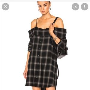 R13 shirt dress